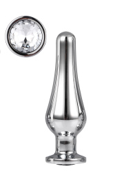 Dream Toys Gleaming Love Pleasure Plug Silver Medium