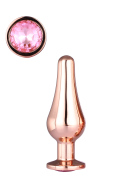 Dream Toys Gleaming Love Pleasure Plug Rose Gold Small - cena, porovnanie