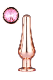 Dream Toys Gleaming Love Pleasure Plug Rose Gold Medium