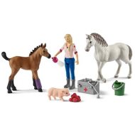 Schleich 42486 Návšteva lekára u kobyly a žriebäťa - cena, porovnanie