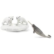 Schleich 42531 Lední medvědi a klouzačka - cena, porovnanie