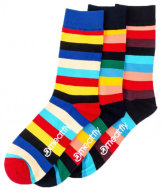 Meatfly 3 PACK Regular Stripe socks - cena, porovnanie