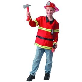 MaDe Šaty na karneval - hasič, 120 - 130cm