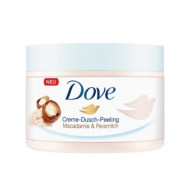 Dove Exfoliating Body Scrub Crushed Macadamia & Rice Milk 225ml - cena, porovnanie
