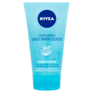 Nivea Clean Deeper Daily Wash Scrub 150ml - cena, porovnanie