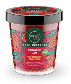 Organic Shop Body Desserts Strawberry Jam Body Scrub 450ml