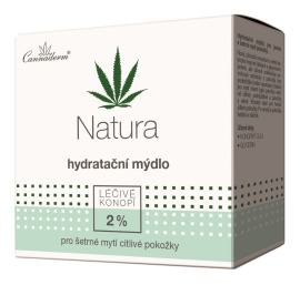 Cannaderm Natura hydratačné mydlo 100g