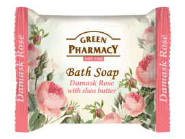 Green Pharmacy Damask Rose with Shea Butter Bath Soap 100g