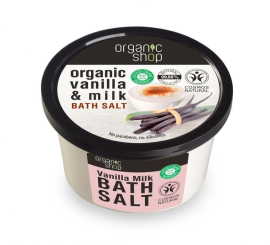 Organic Shop Organic Vanilla & Milk Bath Salt 250ml