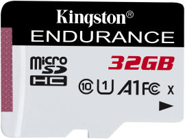 Kingston MicroSDHC Endurance Class 10 UHS-I U1 32GB