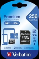 Verbatim MicroSDXC Premium UHS-I V10 U1 256GB - cena, porovnanie