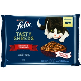 Felix Tasty Shreds 4x80g