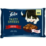 Felix Tasty Shreds 4x80g - cena, porovnanie