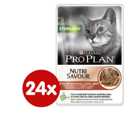 Purina Pro Plan Cat Sterilised Hovädzie 24x85g
