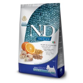 N&D OCEAN Dog Low Grain Adult Mini Codfish & Orange 7kg