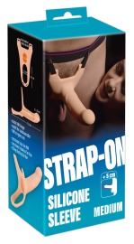 You2Toys Strap-On Silicone Sleeve +5cm Medium