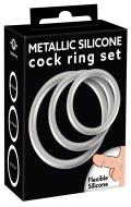 You2Toys Metallic Silicone Cock Ring Set - cena, porovnanie