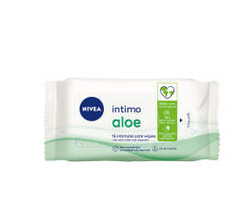 Nivea Intimo Cleansing Wipes Aloe Water 15ks