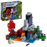 Lego Minecraft 21172 Zničený portál - cena, porovnanie