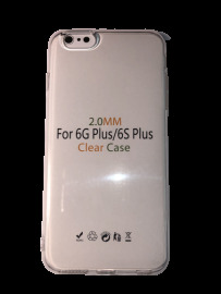 Mobileu Transparentný obal Silikónový na iPhone - 6+/6s+