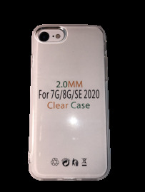 Mobileu Transparentný obal Silikónový na iPhone - SE 2020