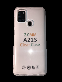 Mobileu Transparentný obal Silikónový na Samsung - Galaxy A21s