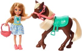Mattel Barbie Chelsea a poník