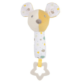 Canpol Babies Plyšová hračka s hryzačkou pískacia Myška