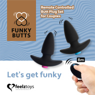 Feelz Toys FunkyButts Remote Controlled Butt Plug - cena, porovnanie