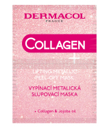 Dermacol Collagen+ Lifting Metallic Peel-Off Mask 2x7,5ml - cena, porovnanie