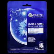 Garnier Skin Naturals Hydra Bomb Night Face Tissue Mask 28g - cena, porovnanie