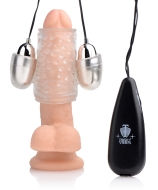 Trinity Vibes Dual Vibrating Penis Sleeve - cena, porovnanie