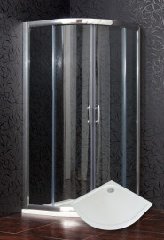 Arttec BRILIANT 90 clear s vaničkou a panelom POLARIS 9090RS