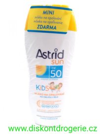 Astrid Sun KIDS mlieko na opaľovanie OF 50 200ml