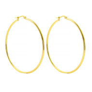 brunoshop.cz Náušnice KRUHY GOLD S2519 - cena, porovnanie