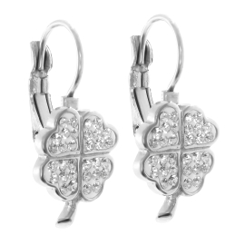 brunoshop.cz Náušnice ŠTVORLÍSTOK S2834