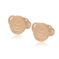 brunoshop.cz Náušnice MEDVEDÍKY ROSE GOLD S3256 - cena, porovnanie