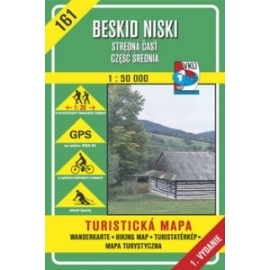 Beskid Niski, (Cześć srodkowa - stredná časť) - turistická mapa č.161