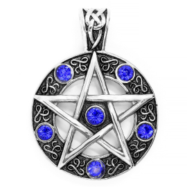 brunoshop.cz Prívesok PENTAGRAM BLUE S2767