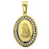 brunoshop.cz Prívesok MADONKA s kamienkami GOLD S2792 - cena, porovnanie