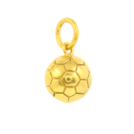 brunoshop.cz Prívesok FUTBALOVÁ LOPTA GOLD S2890