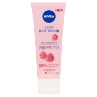 Nivea Rice Scrub Glow Bio Raspberry 75ml - cena, porovnanie