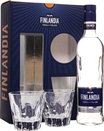 Finlandia 0.7l + 2 poháre