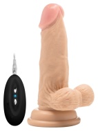 Realrock Vibrating Realistic Cock 6" with Scrotum - cena, porovnanie