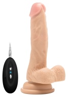 Realrock Vibrating Realistic Cock 7" with Scrotum - cena, porovnanie