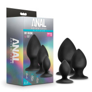 Blush Anal Adventures Platinum Silicone Stout Plug Kit - cena, porovnanie