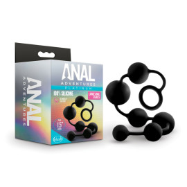 Blush Anal Adventures Platinum Silicone Anal Beads Large