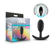 Blush Anal Adventures Platinum Silicone Vibra Slim Plug Medium - cena, porovnanie