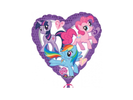 Amscan Fóliový balónik srdce My Little Pony 45cm