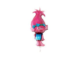 Grabo Fóliový balonek mini Trolls Poppy 36cm